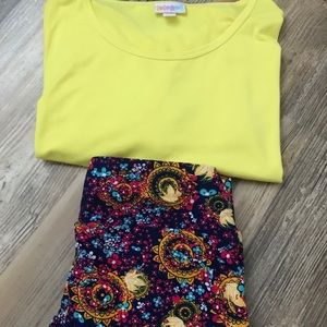 LuLaRoe Irma and Leggings Set